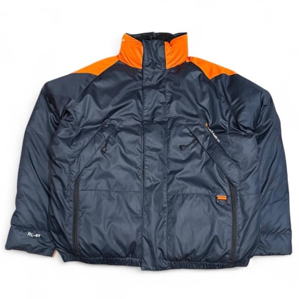 Y2K Ralph Lauren Polo Jeans Co Colorblock Down Puffer Jacket